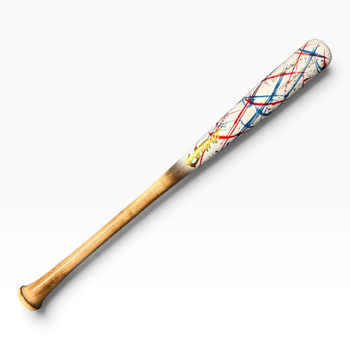 201 Pro Maple 27/19 — Red & Blue Splatter