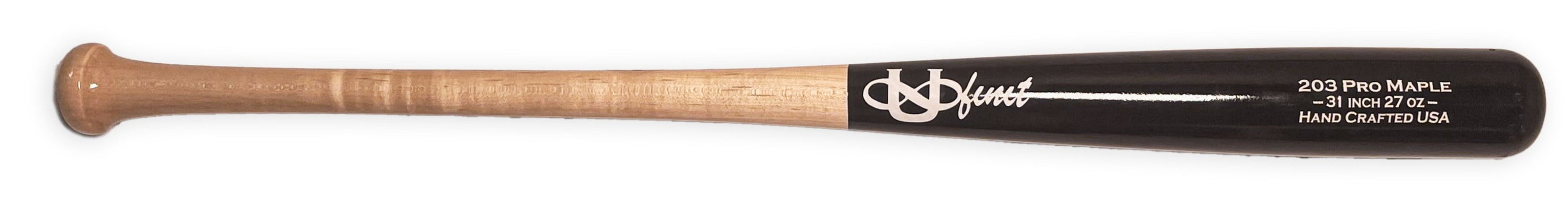Natural & Black - Custom Wood Baseball Bats | Ufinit®