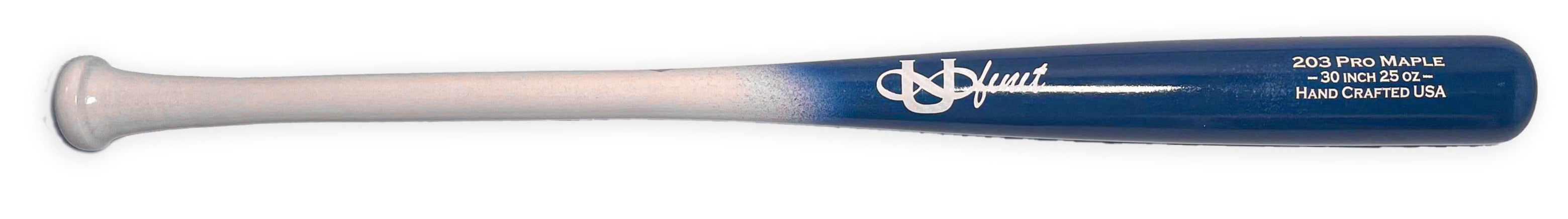 Youth Faded White & Blue - Custom Wood Baseball Bats | Ufinit®